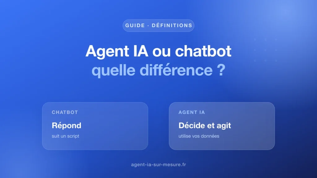 Quelle différence entre un agent IA et un chatbot ?